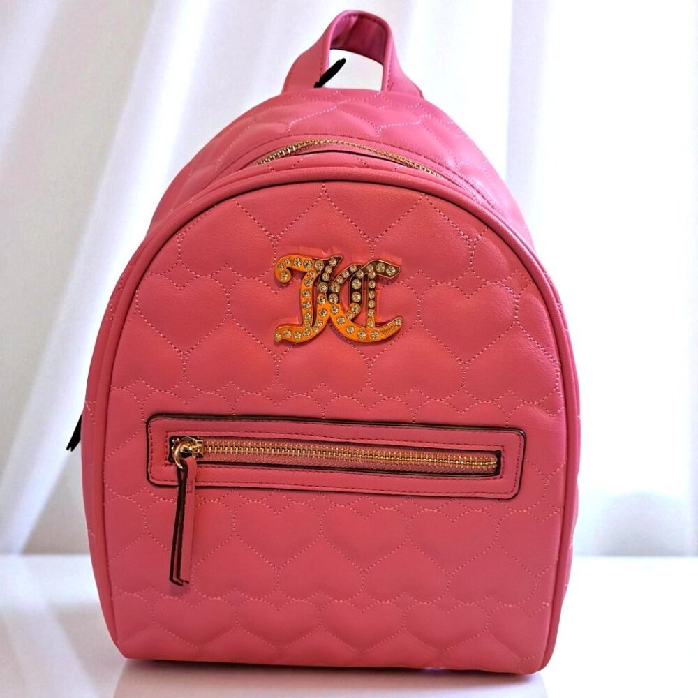 Juicy Couture Hot Pink Straight From the Heart Backpack NWT